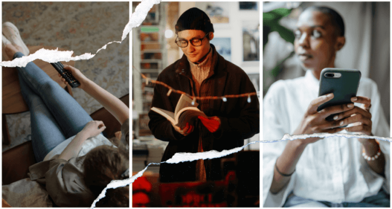 um filme, um livro e um aplicativo